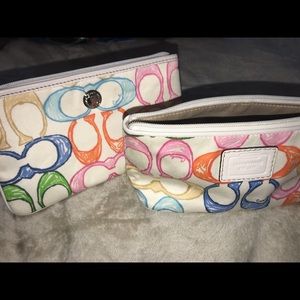 Coach wallet & pouch!